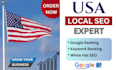 do USA local, on page, technical seo for keywords ranking on google