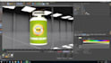 put your label on a 3d realistic bottle