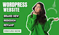 build wordpress website design and website development