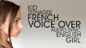 record a young female teen voice over in french or english