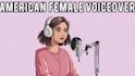 record professional ai  american female voice over
