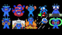 design modern telegram stickers, meme, x banner, gif