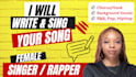 write and sing your hit song for you