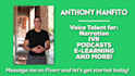 record a professional natural american male voice over