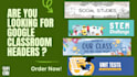 design google classroom header