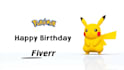 create a happy birthday from pokemon video