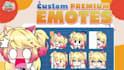 draw custom vtuber or streamer emotes for twitch, youtube or discord