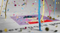 put your logo on a festive confetti animation