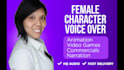 voice young characters for cartoons and video games