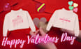 do custom crop hoodie for valentines day
