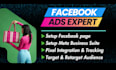 setup meta business suite, ads account and facebook page