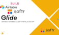 develop glide, glide app, mobile app with glide, softr, airtable