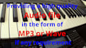 create a professional quality midi file from any song you need