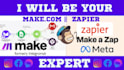 zapier facebook ads make com http google sheets airtable mailchimp webhook API