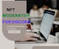 be community manager, nft discord moderator, telegram manager