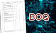 do boq,cost estimate,project program,quantity take off