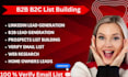 build targeted b2b lead verified prospect
