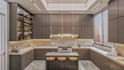 create realistic interior design for home office restaurant and bar
