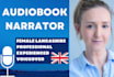 record a voice over for your audiobook