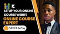 set up an online course on systeme io, kartra, kajabi, ezycourse, ghl