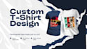 create unique t shirt design with high quality