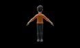 make low poly 3d character models for animation or games