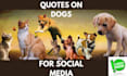 design unique pet and dog quotes with your logo