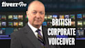 record a voice over with a british accent