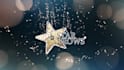 create beauty glitter particles logo intro