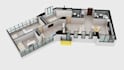 do rendering high quality 3d floor plan
