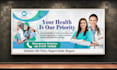 create billboard banner rollup and feather flag design