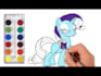 make coloring page video for youtube kids