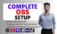 setup full obs with overlay alerts and bots