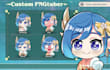 design a custom pngtuber character model for streaming