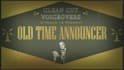 record an old time vintage 1940s, 1950s announcer voiceover
