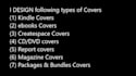 professional book cover or kindle cover design