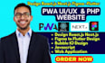 do HTML reactjs pwa UI UX design PHP website figma mobile app figma to bubbleio