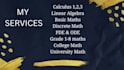 tutor math, high school, college, university math