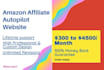 build amazon affiliate autopilot website with 12k products