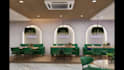design cafe, bar or restaurant interior with realistic 3d render