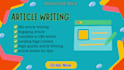 write high quality and engaging SEO articles