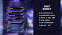 create and code custom stream chat, event widget, alerts, goal widget