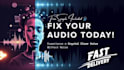 remove background noise, wind, echo from a video or audio file