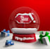put your logo or message in a christmas snow globe in photoshop