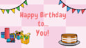create a birthday card greeting video for you