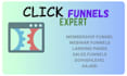 setup clickfunnels, gohighlevel, kajabi, leadpages expert
