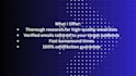 collect niche best email list