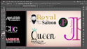design attractive cosmetics, beauty and saloon logo