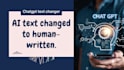 edit your ai and chatgpt text change to human writing