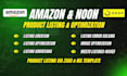 create SEO listings for noon and amazon